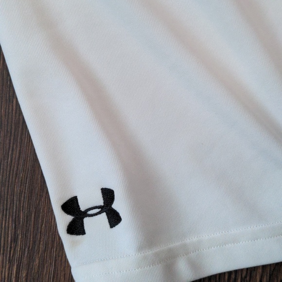 Under Armour Mens Size Large White Maine Black Bears Polo - Picture 8 of 10